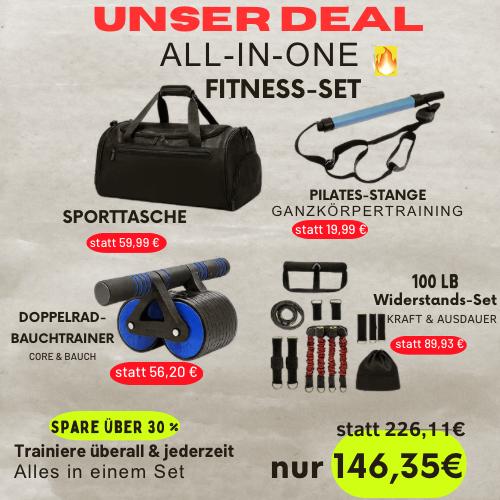 Keepfit - Appareil abdominal à double roue AB